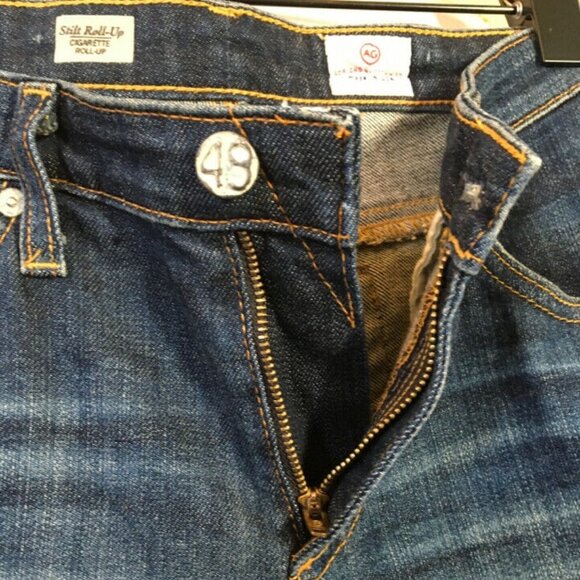 Adriano Goldschmed Blue Stilt Roll-Up Skinny Jeans - Picture 6 of 11